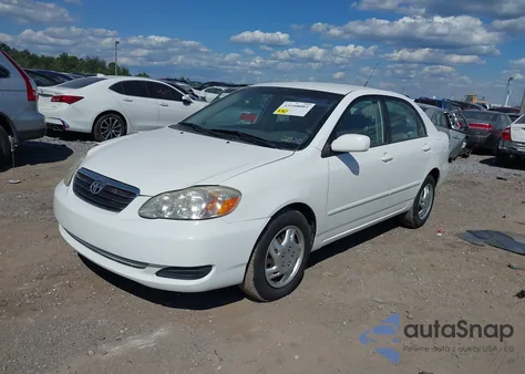 2007 Toyota Corolla Le из США, поврежденный, VIN 2T1BR30E87C842564